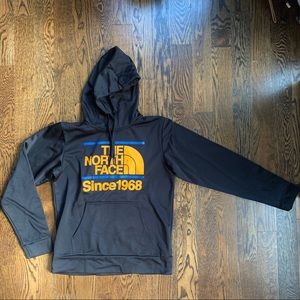 the north face black sweatshirt / hoodie